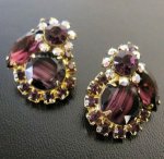 Juliana 花イヤリング