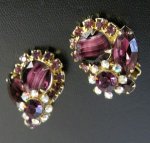 Juliana 花イヤリング