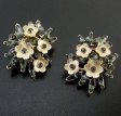 （画像用） クラウントリファリ Trifari お花イヤリング