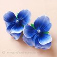 （画像用） パンジー・スミレ イヤリング