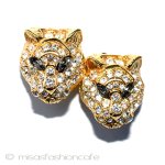 Trifari　 トリファリ レオパード　イヤリング