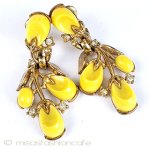 Trifari　 トリファリ フラワー　イヤリング