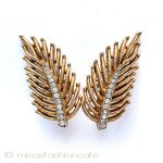 Trifari　 トリファリ フェザー　イヤリング