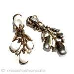 Trifari　 トリファリ フラワーイヤリング