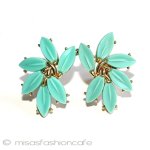 Trifari　 トリファリ リーフ　イヤリング