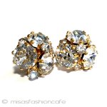 Vogueヴォーグ刻印 クリスタルイヤリング