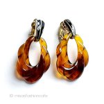 Trifari　 トリファリ べっ甲　イヤリング