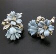 （画像用） クラウントリファリ Trifariお花イヤリング