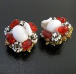 Robert ロバート 小花イヤリング