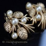 クラウントリファリ Trifari イヤリング