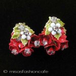 Robert イヤリング 　フラワーブーケ