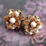 Ｒｏｂｅｒｔ　イヤリング バロックパールの花
