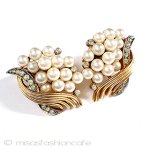 クラウン　トリファリ Trifari　イヤリング