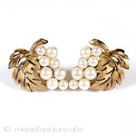 Trifari　 トリファリ パール葡萄イヤリング