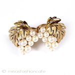 Trifari　 トリファリ パール葡萄イヤリング