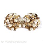 Ｔｒｉｆａｒｉ　トリファリ パールの実イヤリング