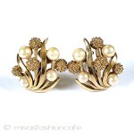 Trifari　 トリファリ たんぽぽ　イヤリング