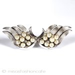 Trifari　 トリファリ 羽・翼　イヤリング