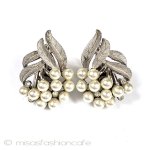 Trifari　 トリファリ 紫陽花　イヤリング