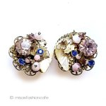 アンティークジュエリー マザーオブパール&金葉 アンティークジュエリー マザーオブパール&金葉