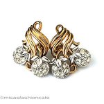 Trifari トリファリ クリスタル イヤリング Trifari トリファリ クリスタル イヤリング