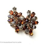 Trifari トリファリ クリスタル イヤリング Trifari トリファリ クリスタル イヤリング