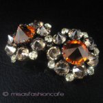 Austria　オーストリア製 クリスタル　イヤリング