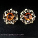 Austria　オーストリア製 クリスタル　イヤリング