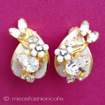 Ｏｒｉｇｉｎａｌ　ｂｙ　Ｒｏｂｅｒｔ フラワー花イヤリング