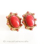 Ｒｏｂｅｒｔ　ロバート　 コーラル　イヤリング