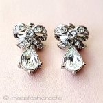 Trifari　 トリファリ リボン　ピアス　