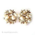 TRIFARI　 トリファリ パールの木イヤリング