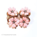 Trifari　 トリファリ フラワーイヤリング