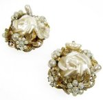 EUGENE豪華花イヤリング