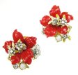 （画像用） Robertイヤリング エナメルフラワー