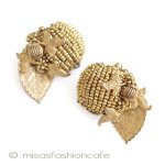 Ｄｅ Ｍａｒｉｏ ＮＹ Goldリーフイヤリング