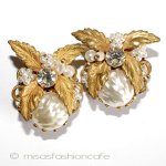 Ｒｏｂｅｒｔ　イヤリング バロックパールの花