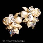 Vendome刻印ヴァンドーム バロックパールイヤリング