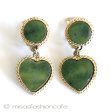 （画像用） ＳＷＯＢＯＤＡ・スワボダ 翡翠のハートイヤリング
