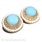 Hattie Carnegie ブルー　イヤリング