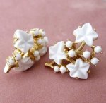 クラウントリファリ刻印 アイヴィーの葉イヤリング