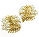 Ｔｒｉｆａｒｉ　 トリファリ パール松 イヤリング