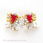 Ｒｏｂｅｒｔ　ロバート　 ガラスの花イヤリング