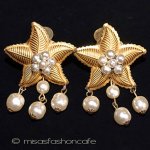 ミリアム　ハスケル　 バロックパールイヤリング