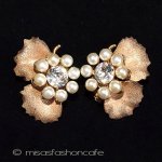 ミリアムハスケル　 パールRSの花イヤリング