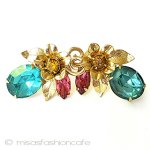 ヴィンテージアクセサリー CORO　お花イヤリング