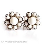 ミリアムハスケル　 ミルクガラスのお花