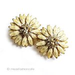 ヴィンテージジュエリー Sandorお花イヤリング