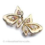 Trifari　 トリファリ 金の葉　 イヤリング