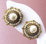 Miriam Haskell　 ミリアムハスケル イヤリング